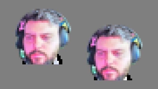 guy w/ headphones having good time
