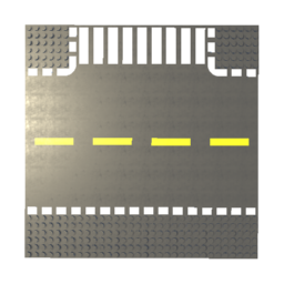 LEGO® 3-Way Intersection Road Plate Version 2