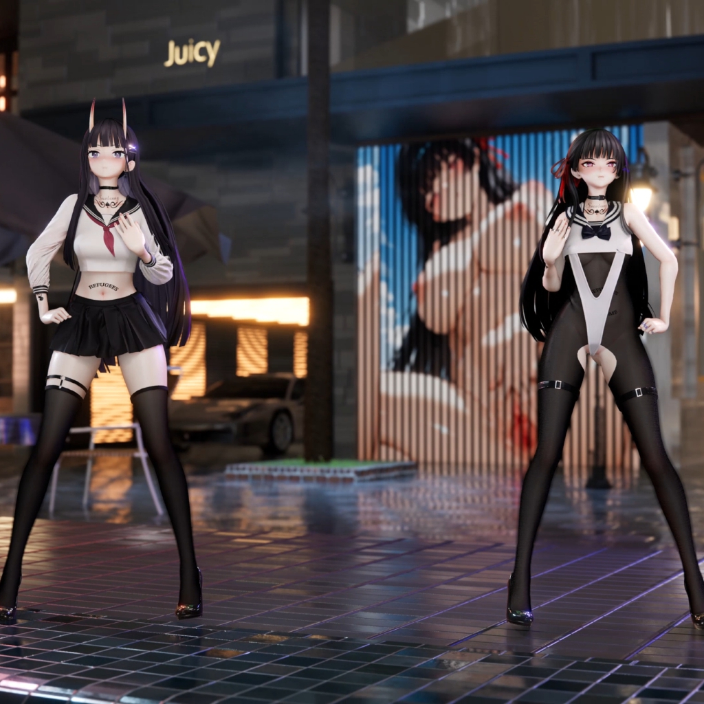 Blender223【能代 Noshiro & 千咲 Chisa】  -Lip & Hip Insect虫