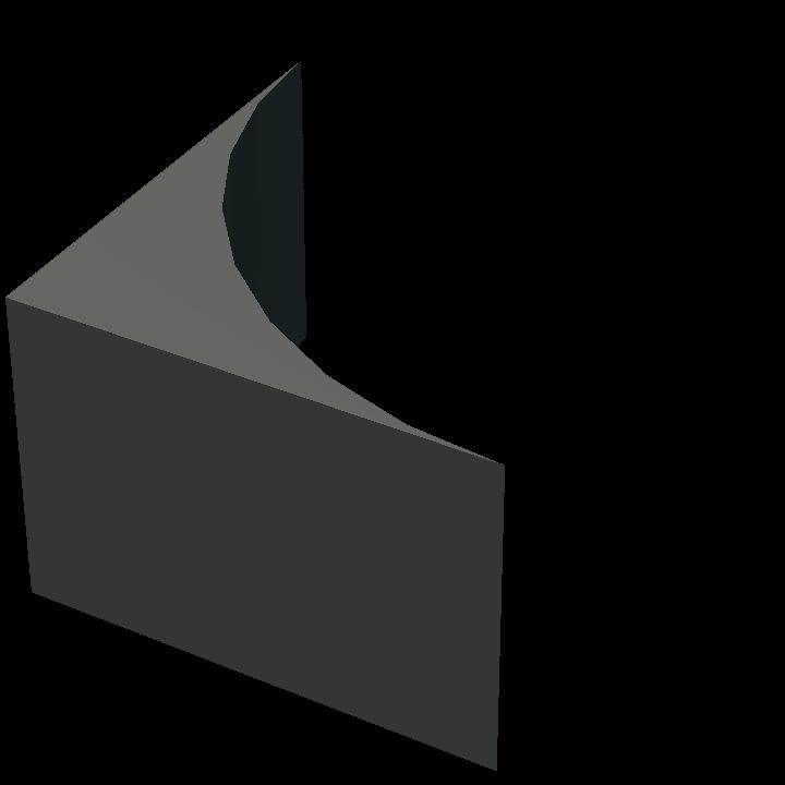 Sewer liquid block corners 3x3 stl