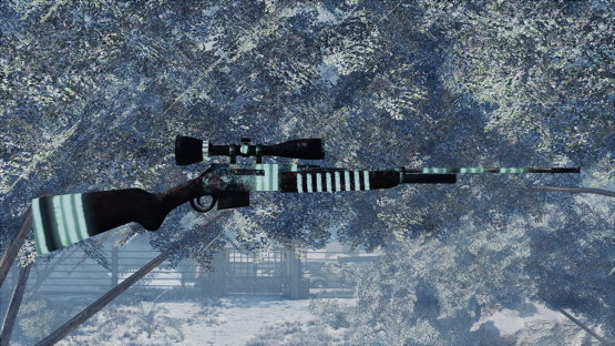 Winter Camo Sniper Rifle