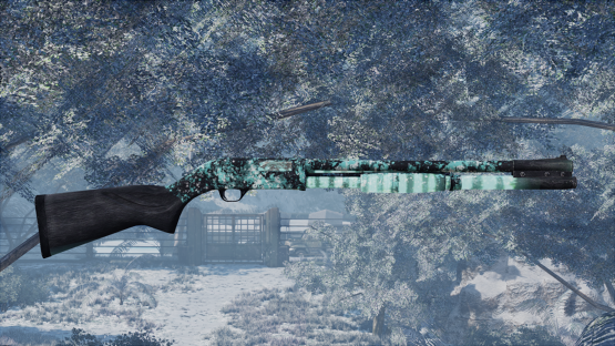 Winter Camo Shotgun