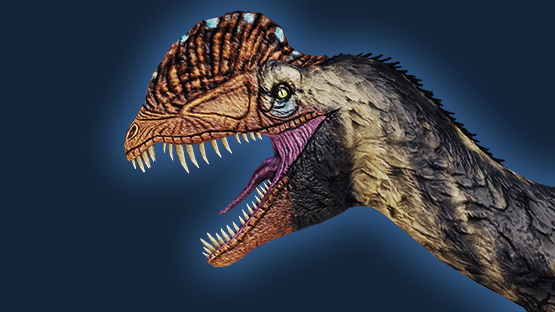 Winter Feathered Great Crested Dilophosaurus [WINTER 2021]