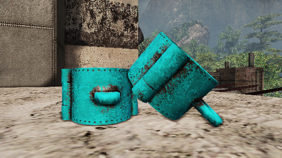 Cyan Shackles [Free Drop]