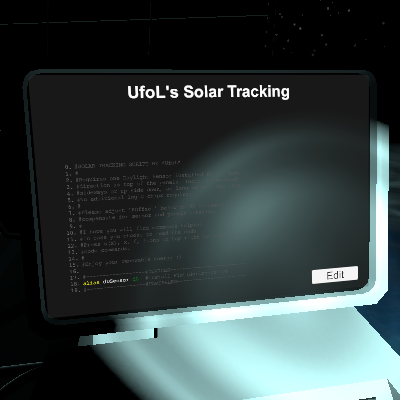 UfoL's Solar Tracking