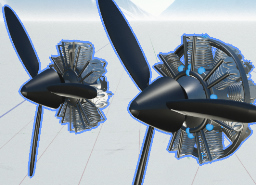 DIY World War 2 Warplane Radial Engines Set