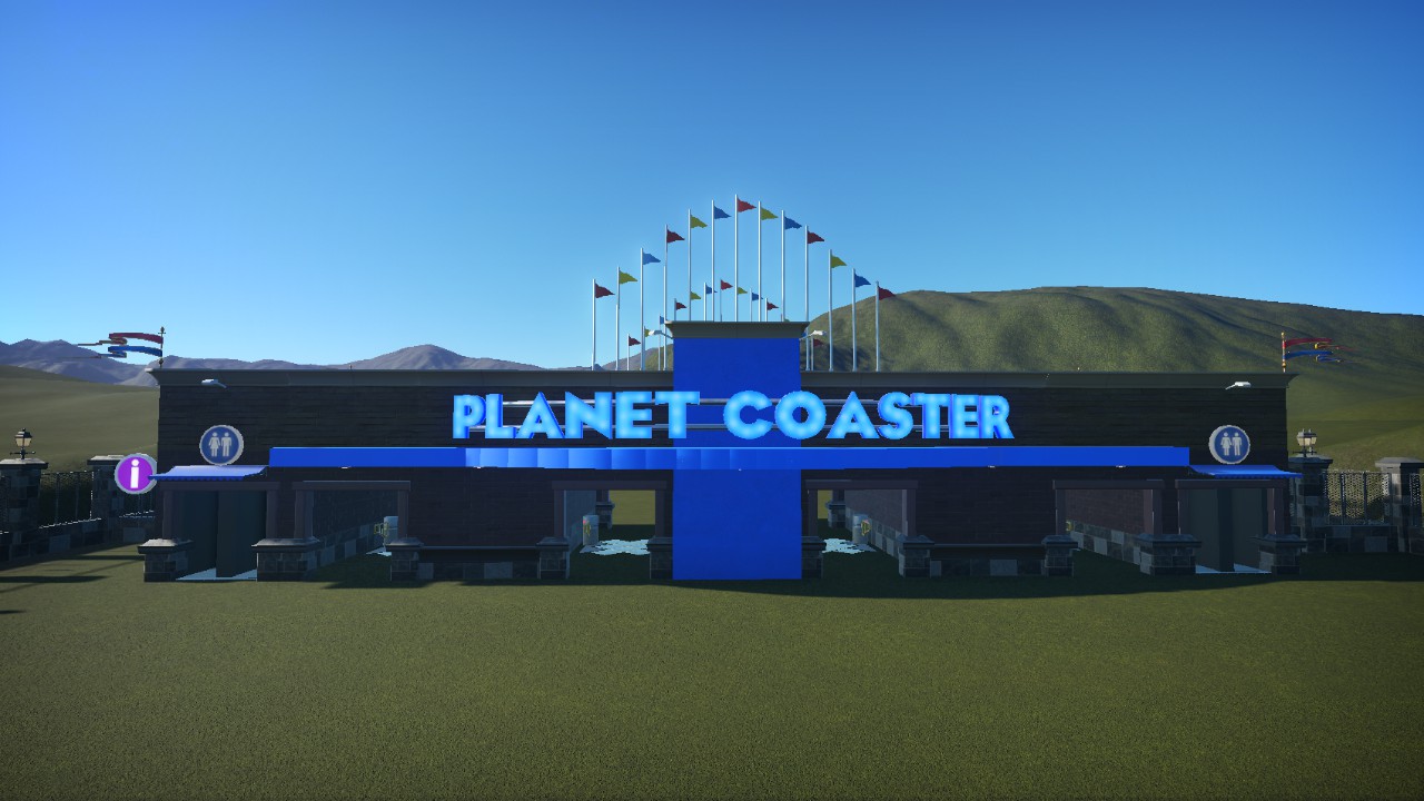 Modern Park Entrance