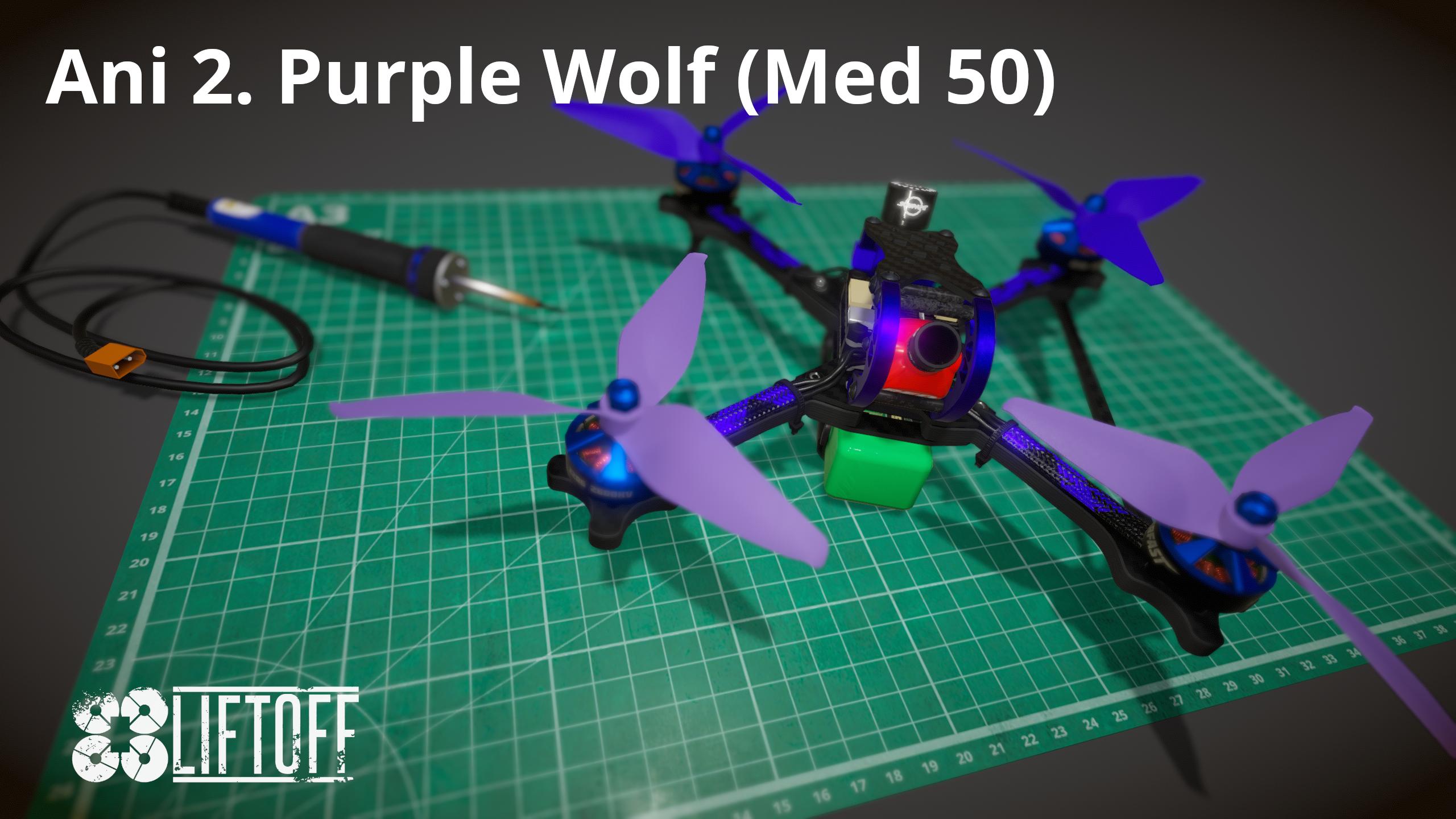 Ani 2. Purple Wolf (Med 50)