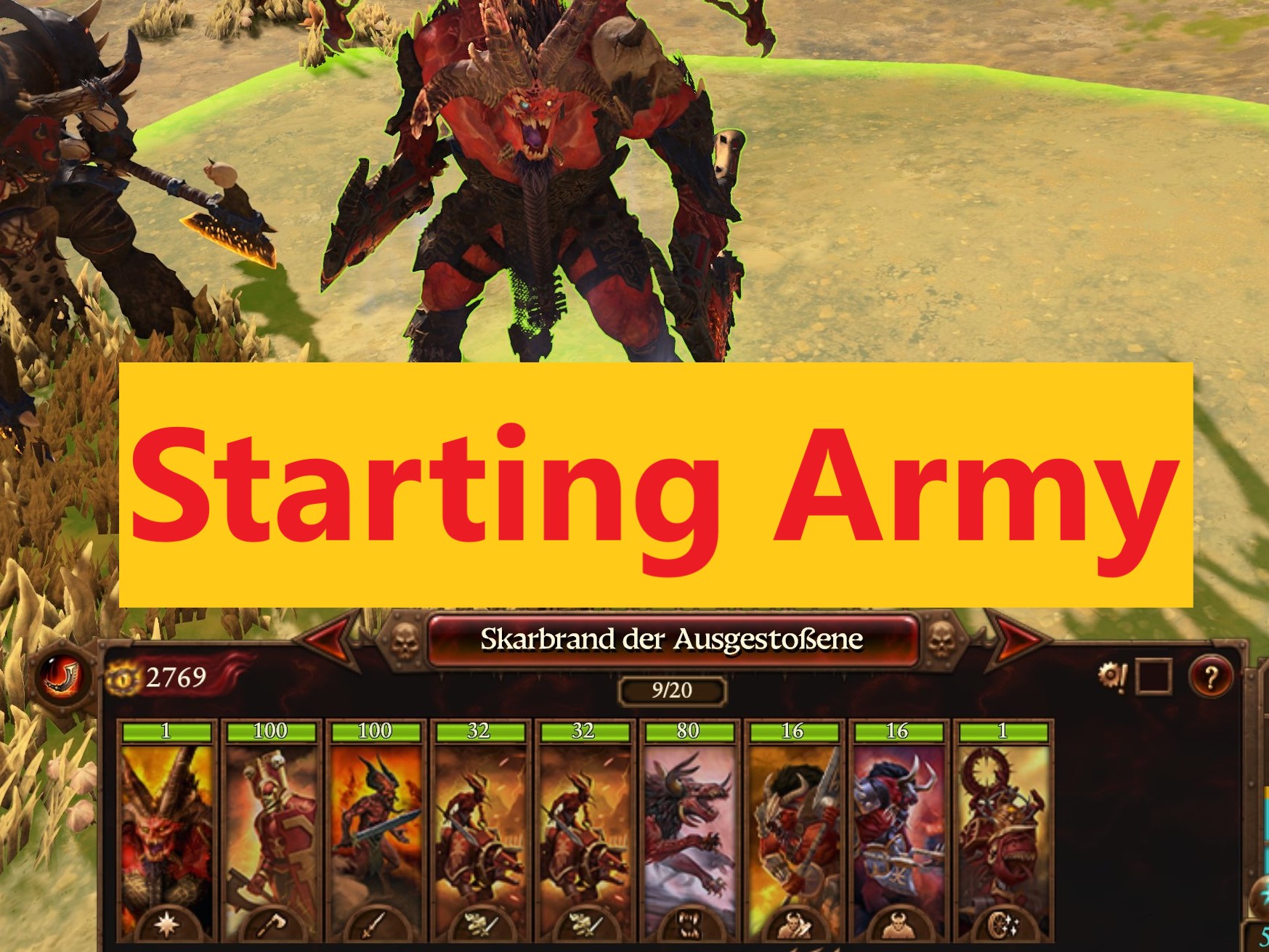 Khorne Starting Army