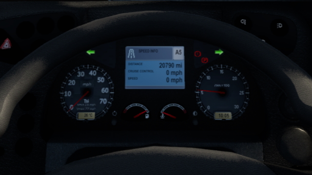 Iveco Stralis UK Dashboard