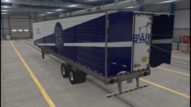 BVAR Trucking SCS Box Trailer Paint ATS