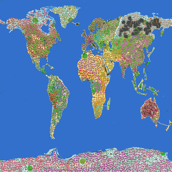The World (with Countries)