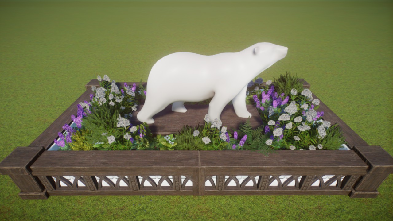 Arctic Polar Bear Planter