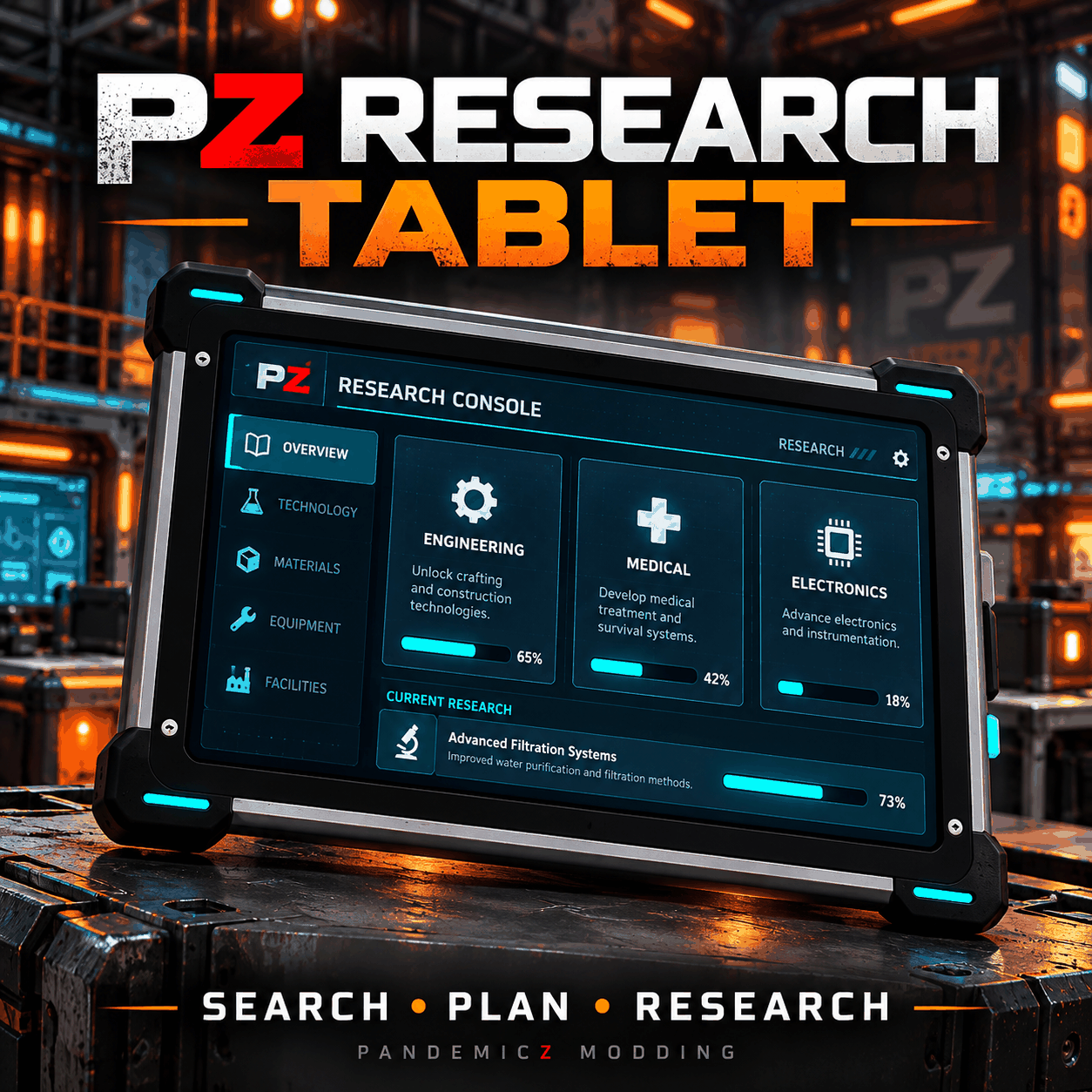 PZ ResearchTablet preview