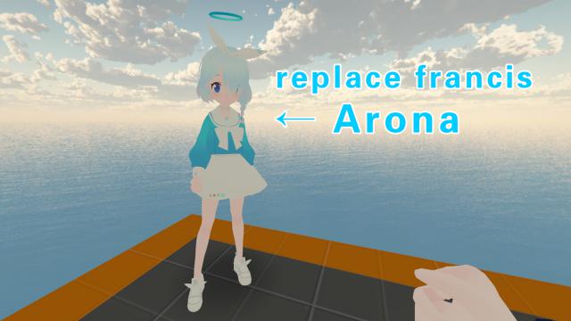 Blue Archive Arona（蔚蓝档案 阿罗娜）replace francis