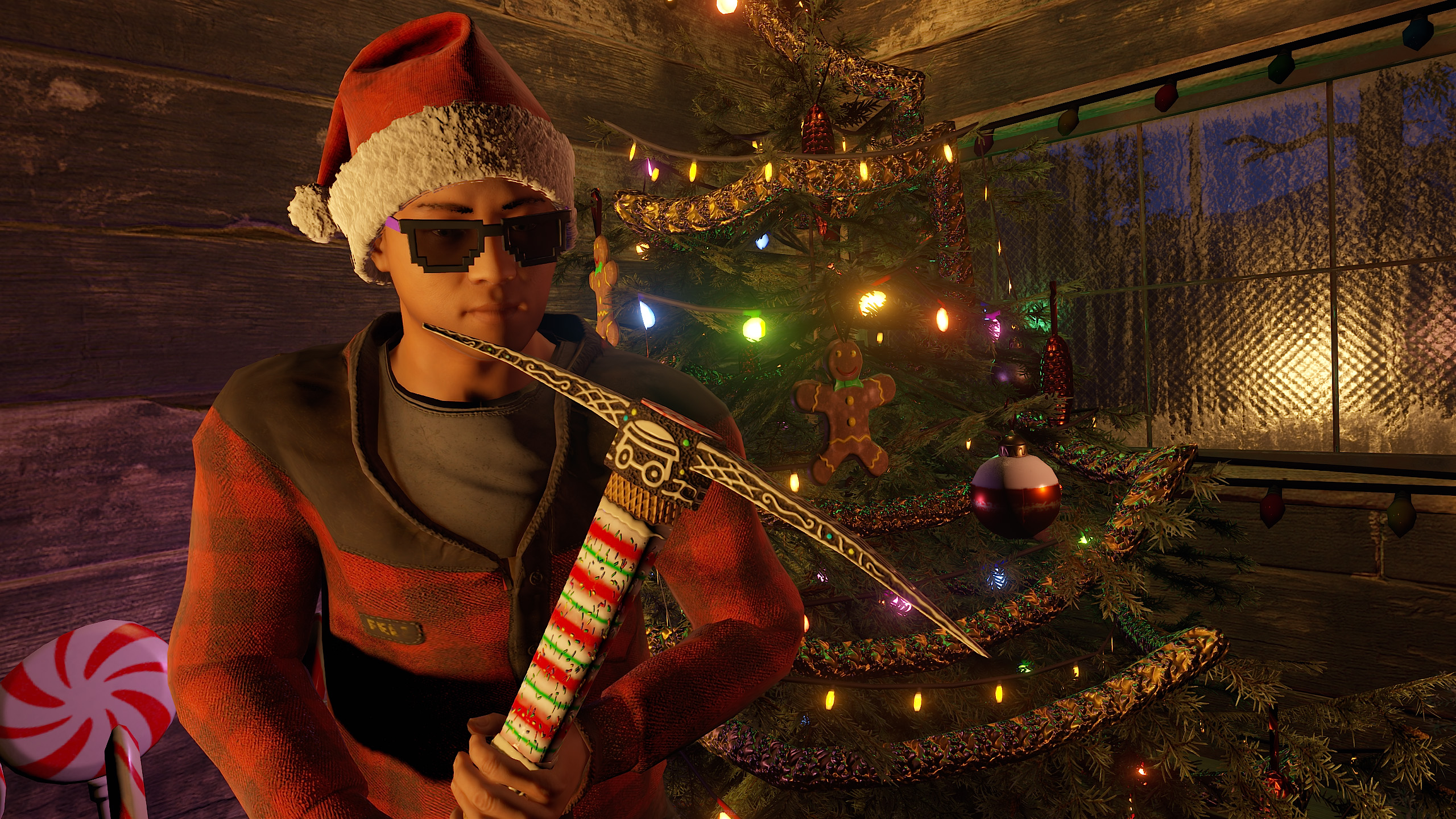 Christmas Candy Pick Axe