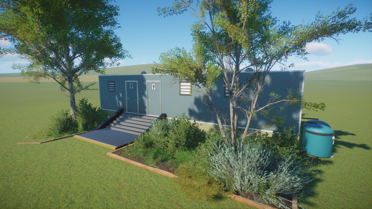 Temporary Toilet Block - By Toves