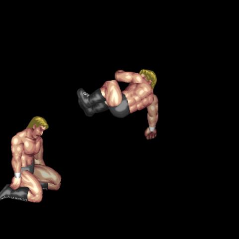 Kneeling Dropkick