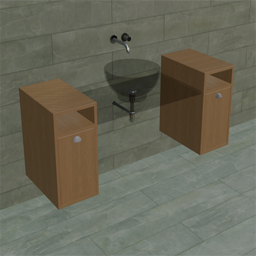 Glass Sink Oak 2