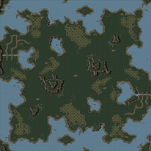 Divided Sea (Open Center 2 Players )