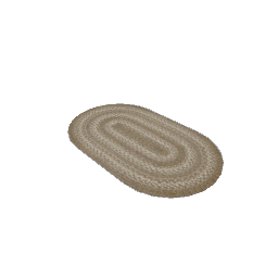 Rug - Braided Beige