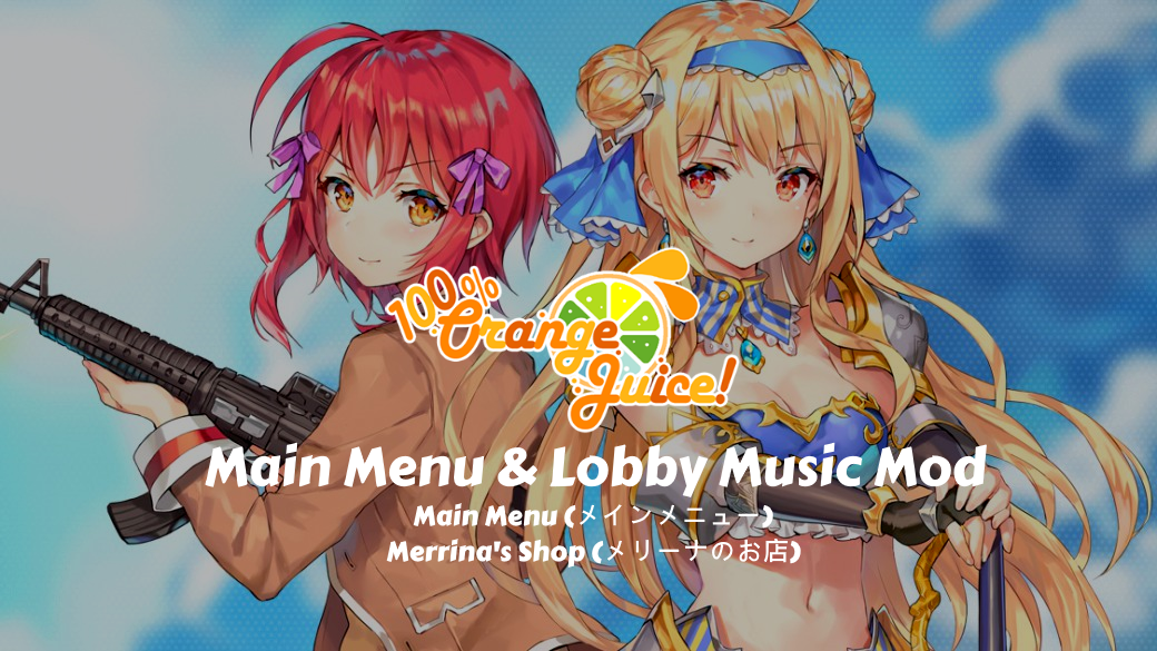 Bullet Girls Phantasia Menu Music & Shop Music for OJ main menu music & Lobby Music