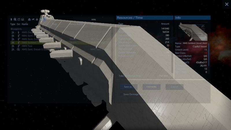 NMS Sentinel Dread Shell