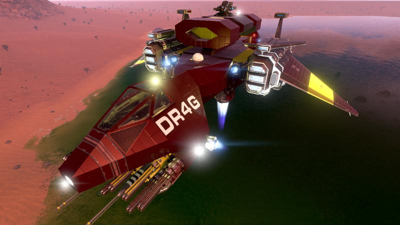 Argon Labs DR-4 "Dragon" Gunship (Reforged Eden) preview
