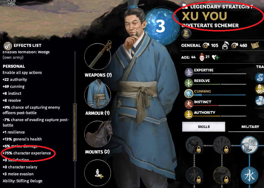 Legendary character experience bonus fix