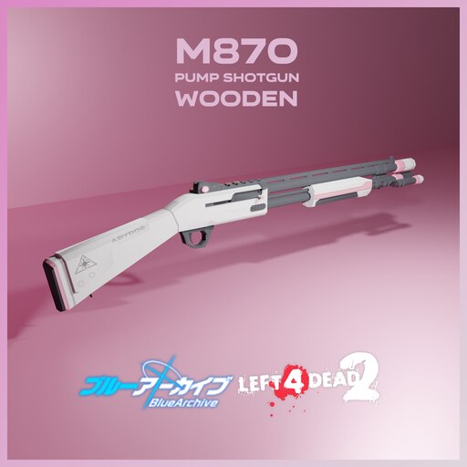 Steam 创意工坊::M870 | 荷鲁斯之眼- 星野的霰弹枪| 碧蓝档案