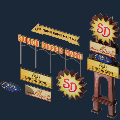 SD Fallout Sign Pack
