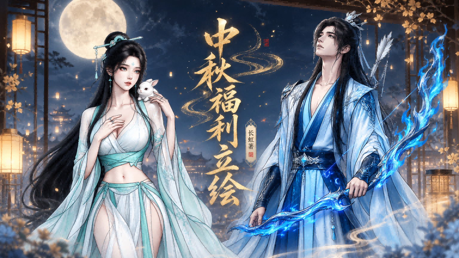 <size=18
><color=#FF4444>【长虹】<size=27>中秋福利立绘</size></color></size> preview
