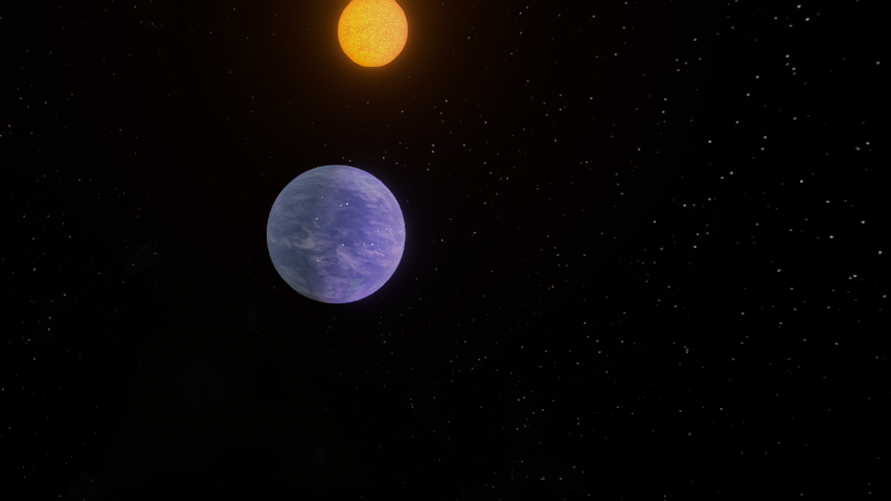Handcrafted Star + Habitable Planet