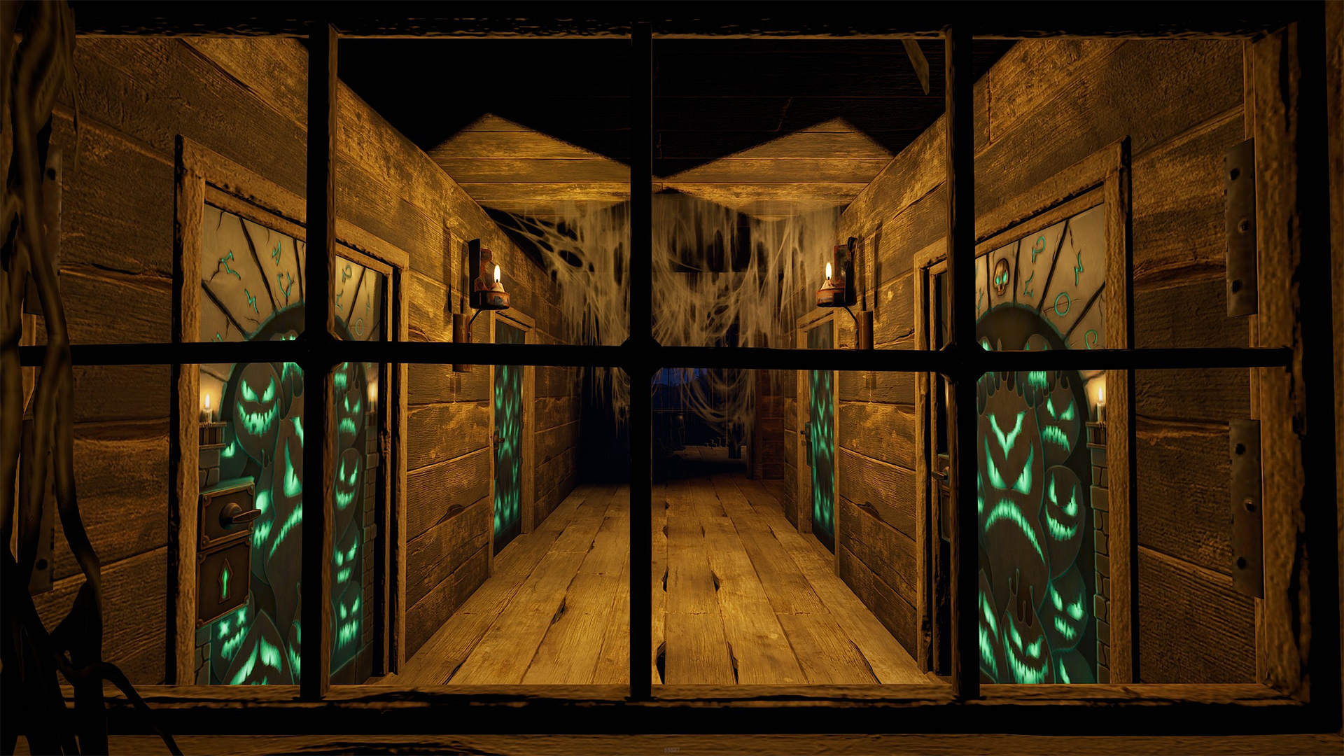 Ghostly Flame Door
