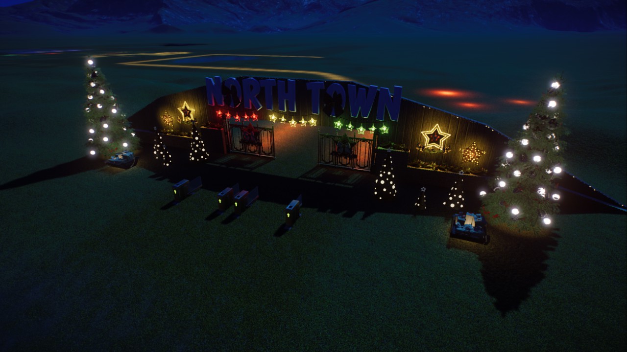 Festive Gate Entrance
