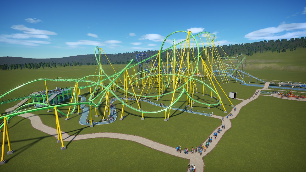 Riddler's Revenge Batman The Ride and Tidal Wave