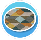 Geometric 70s Rug CIRC