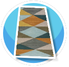 Geometric 70s Rug LONG