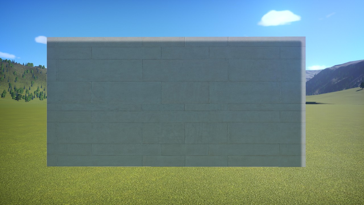 resi 2 police station wall 2m colourable