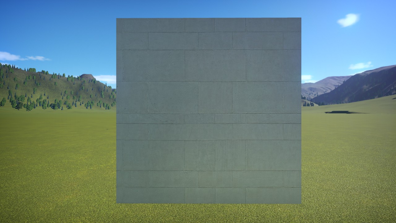 resi 2 police station wall 4m colourable