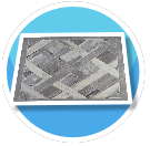 Gray Tiled Floor 03 - Geometric