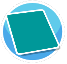 Solid Colored Rug - Teal (Std)