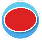 Solid Colored Rug - Red (Circle)
