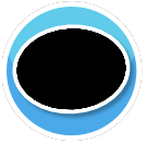 Solid Colored Rug - Black Circle