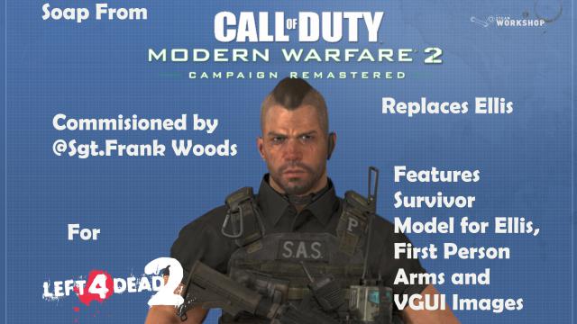 Soap Mactavish replaces Ellis