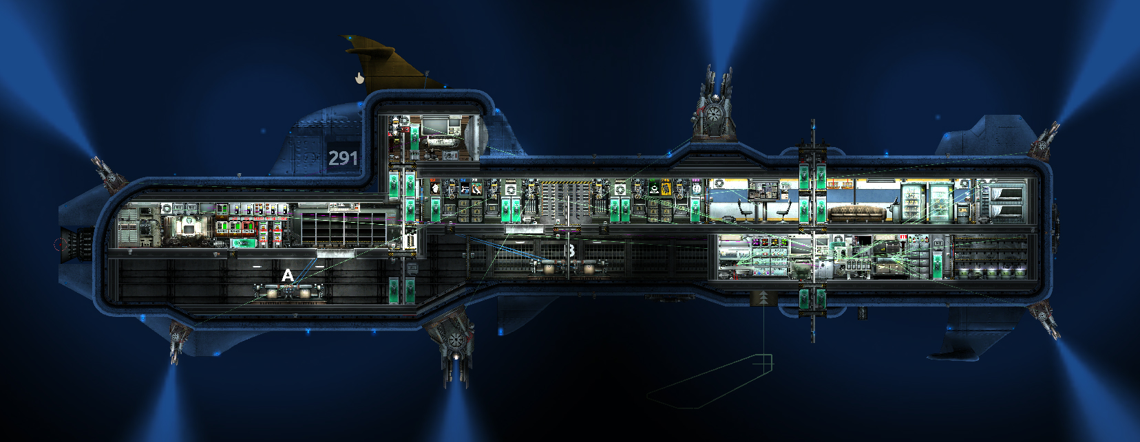 #3-291 Cowgirl class cruiser – Barotrauma Mod