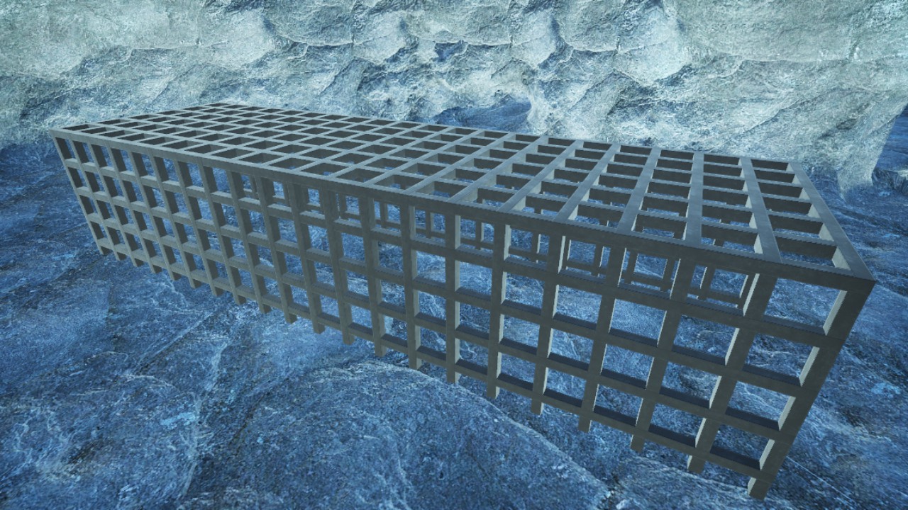 Metal Cage Queue or Station Skin