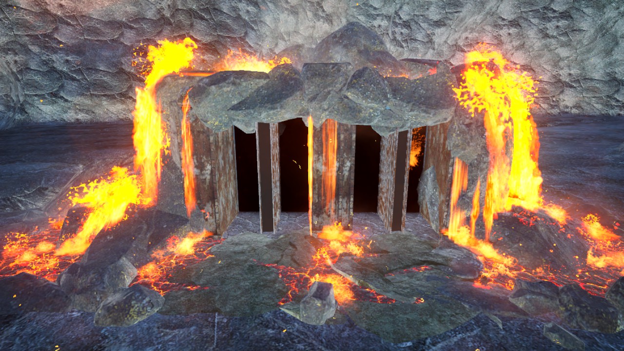 Volcano Lava Toilets