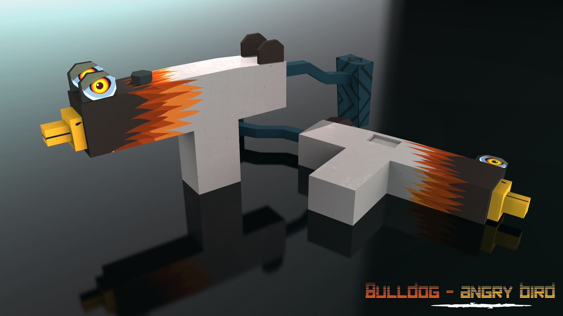 Bulldog - the angry bird