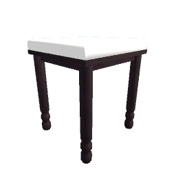Vanity Stool - Dark